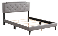 Charming Full Bed In Soft Hues