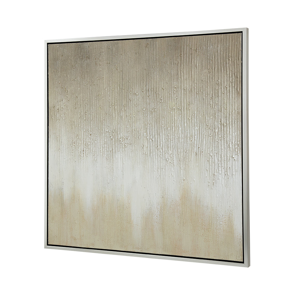 40" x 40" Golden Sunshine Framed Hand-painted Canvas Print Wall Art, Wall Decor for Living Room Bedrrom Entryway Office