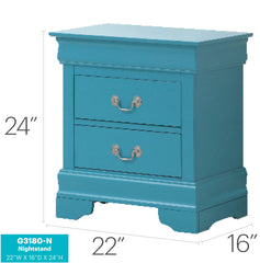 Charming Teal Nightstand For Your Bedroom