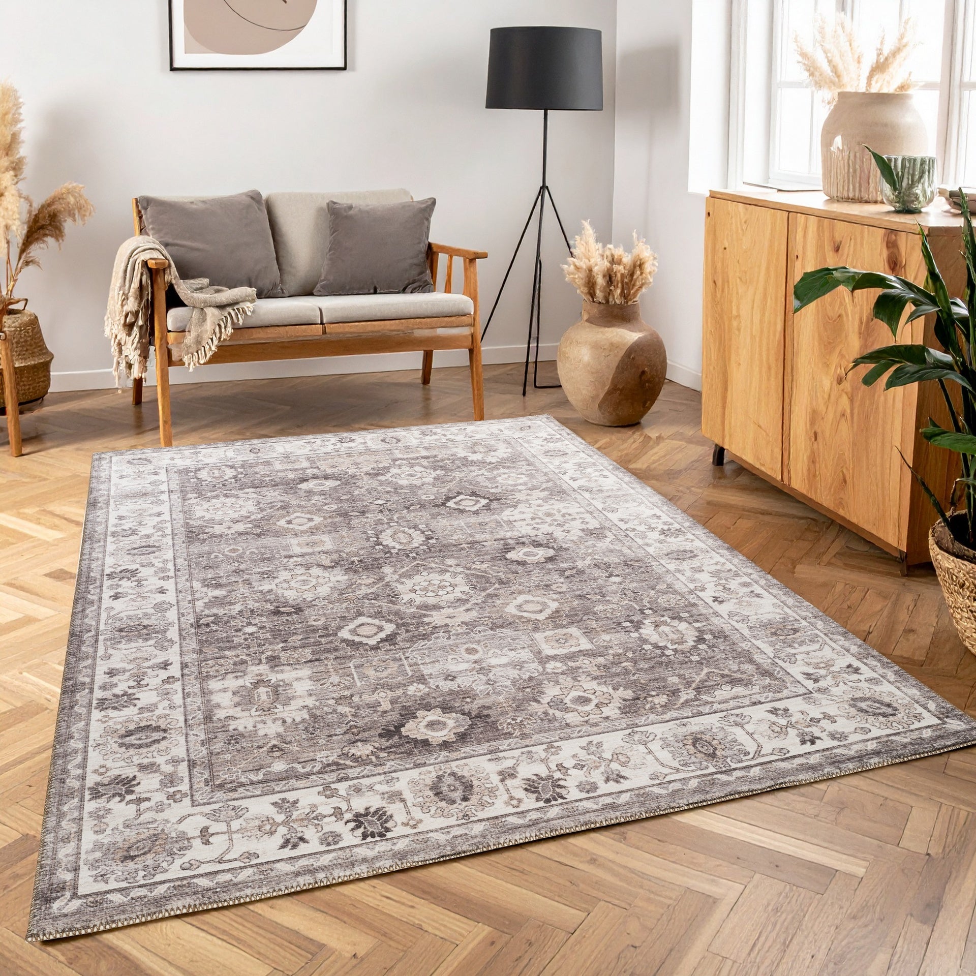 Majestic GC_RYL1008 Brown 9 ft. 2 in. x 12 ft. 6 in. Area Rug
