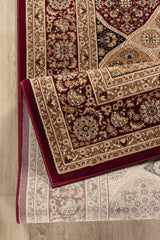 Manchester GC_HER5005 Red 2 ft. 7 in. x 9 ft. 10 in. Area Rug
