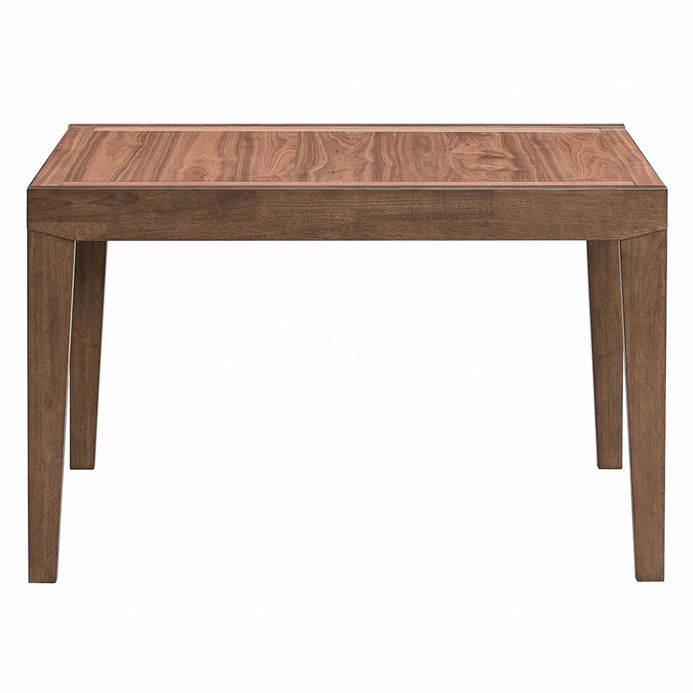 Walnut Finish 7pc Dining Set Extendable Dining Table and 6x Chairs Modern Kitchen Dining Wooden Furniture