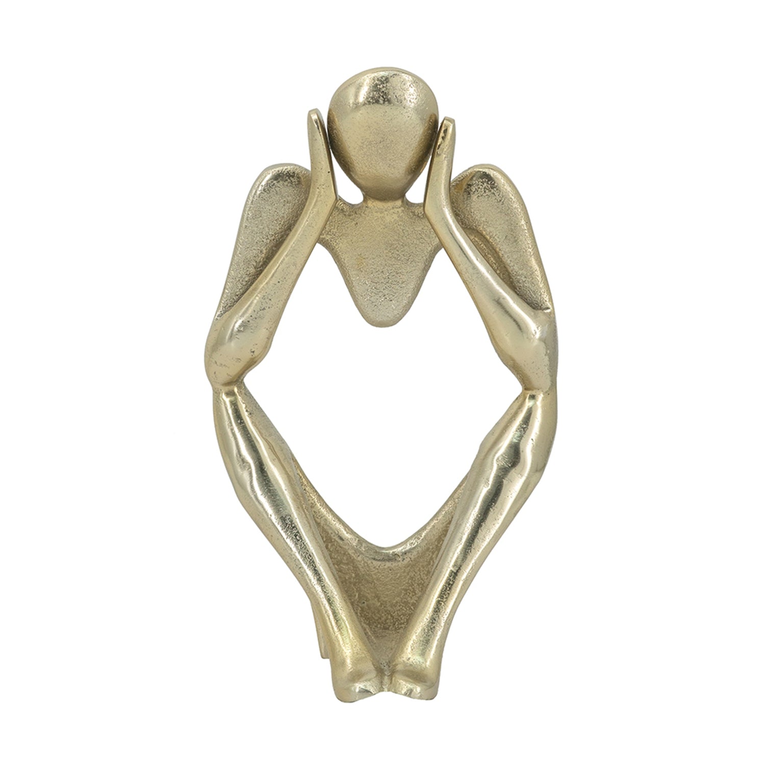 6x4x11" Abstract Aluminum Human Figurine