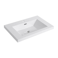 30" Bathroom  Resin Sink