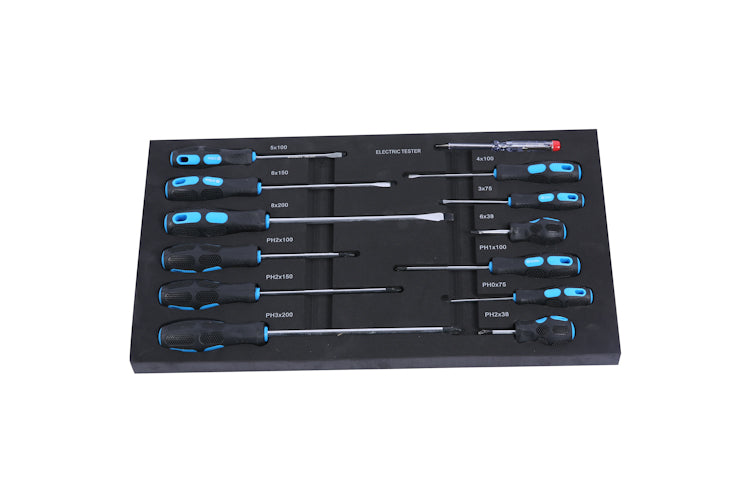 4-Drawer Rrolling Tool Box, 24.4" With 4 Wheels and Drawers With Tools, for Garage, Warehouse, Workshop, Shop,BLACK