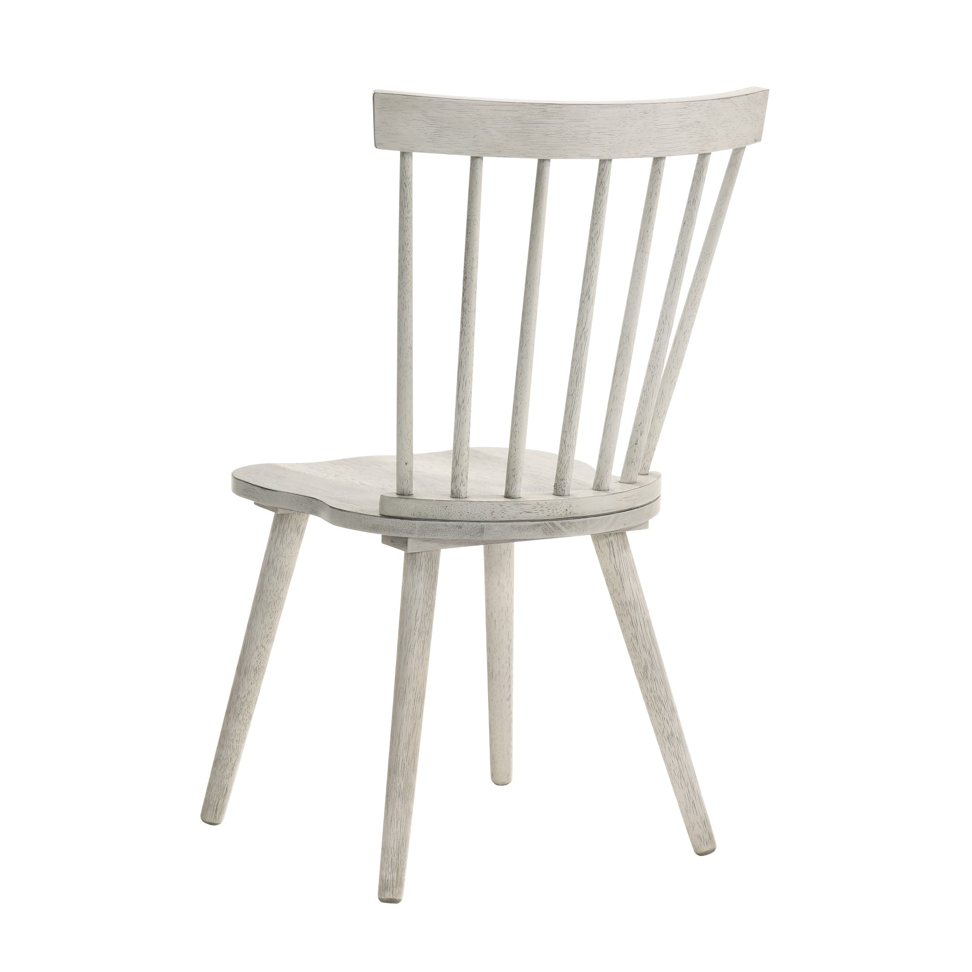 2-Piece Rustic Dining Side Chair Set, Solid Wood Frame, Farmhouse Modern Design, Easy Assembly