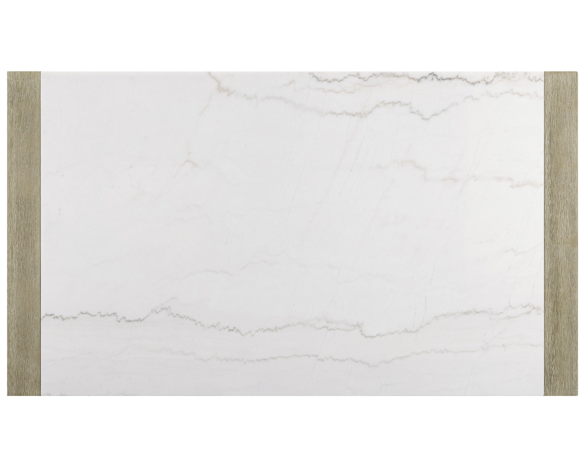 1pc White Genuine Marble Stone Dining Table Dining Room Wooden Contemporary Formal Solid Wood Veneer Standard Height