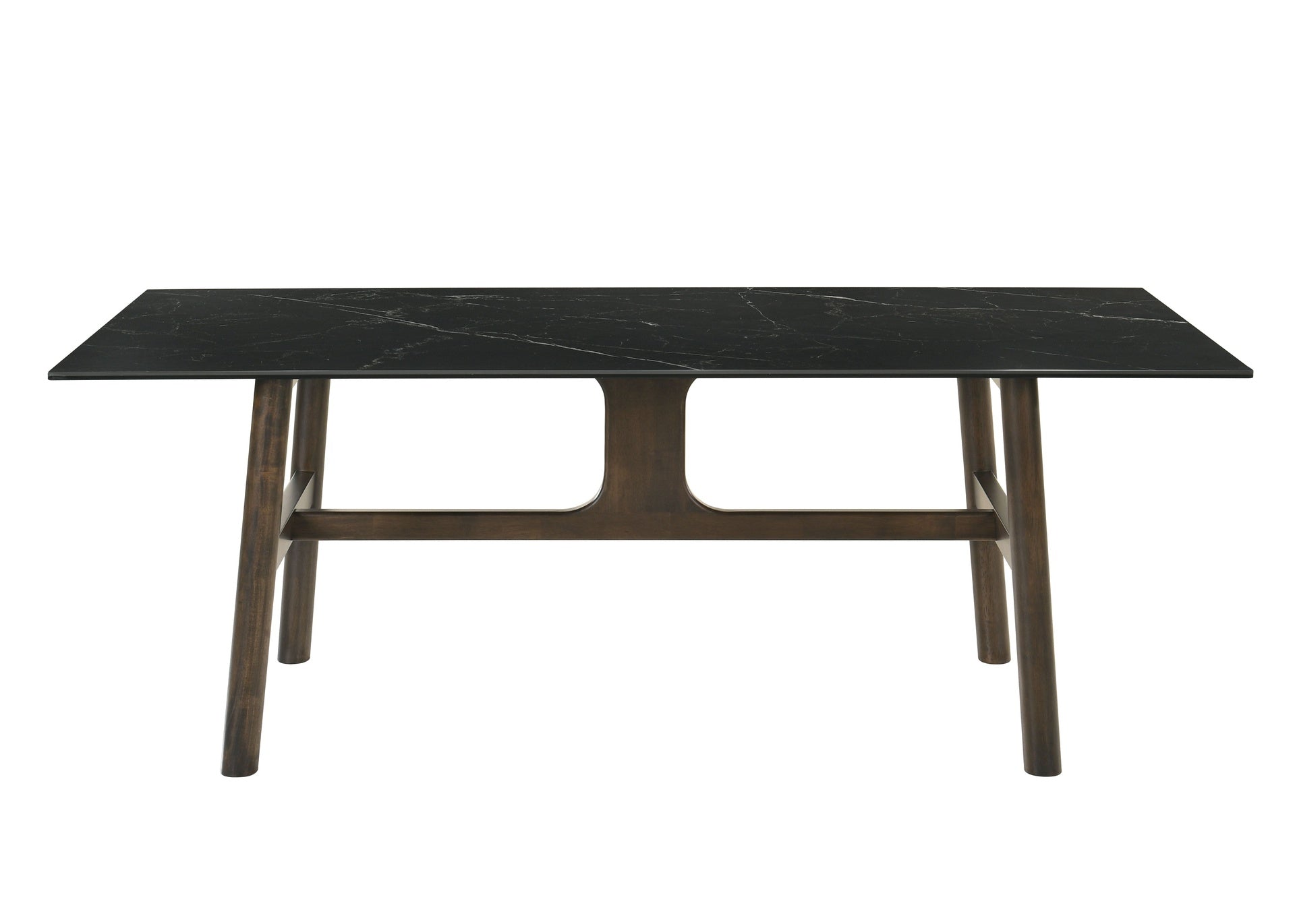Destin Ceramic & Walnut Finish Dining Table