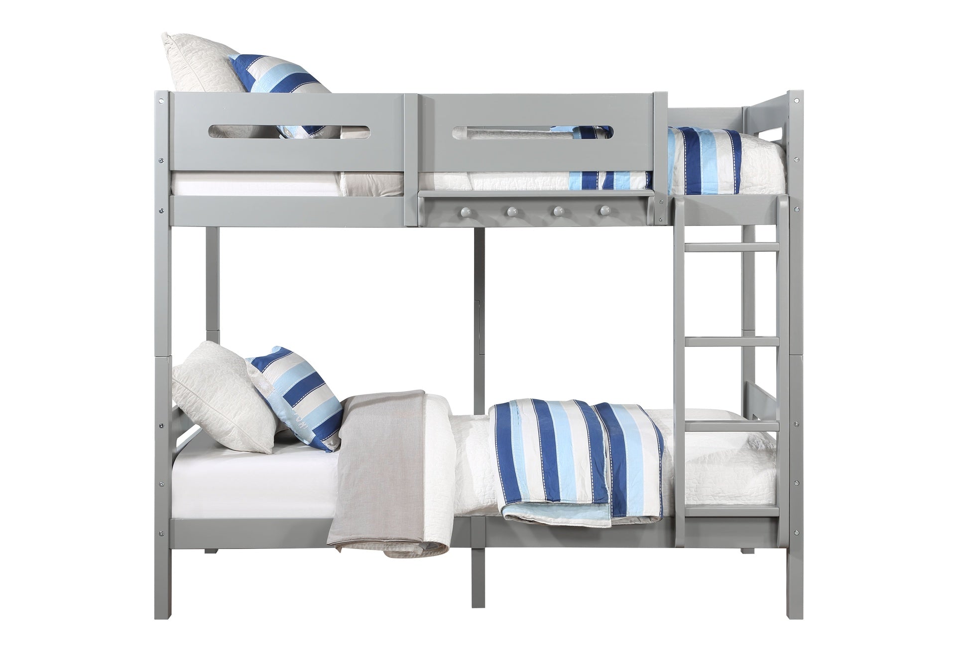 Edah Gray Finish Twin/Twin Bunk Bed