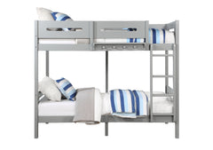 Edah Gray Finish Twin/Twin Bunk Bed