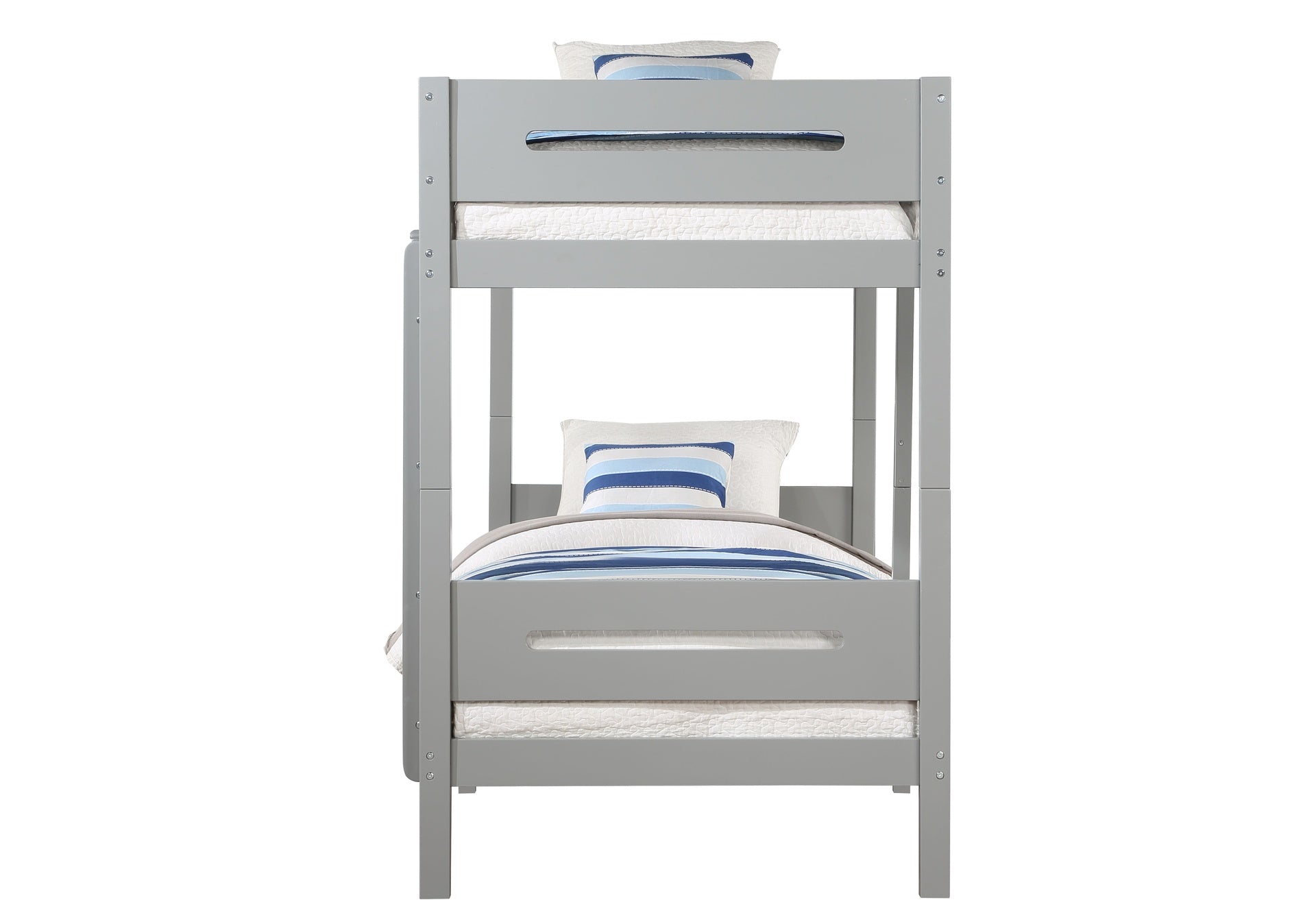 Edah Gray Finish Twin/Twin Bunk Bed