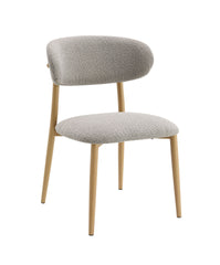 Kacey Gray Boucle Finish Side Chair (Set of 2)