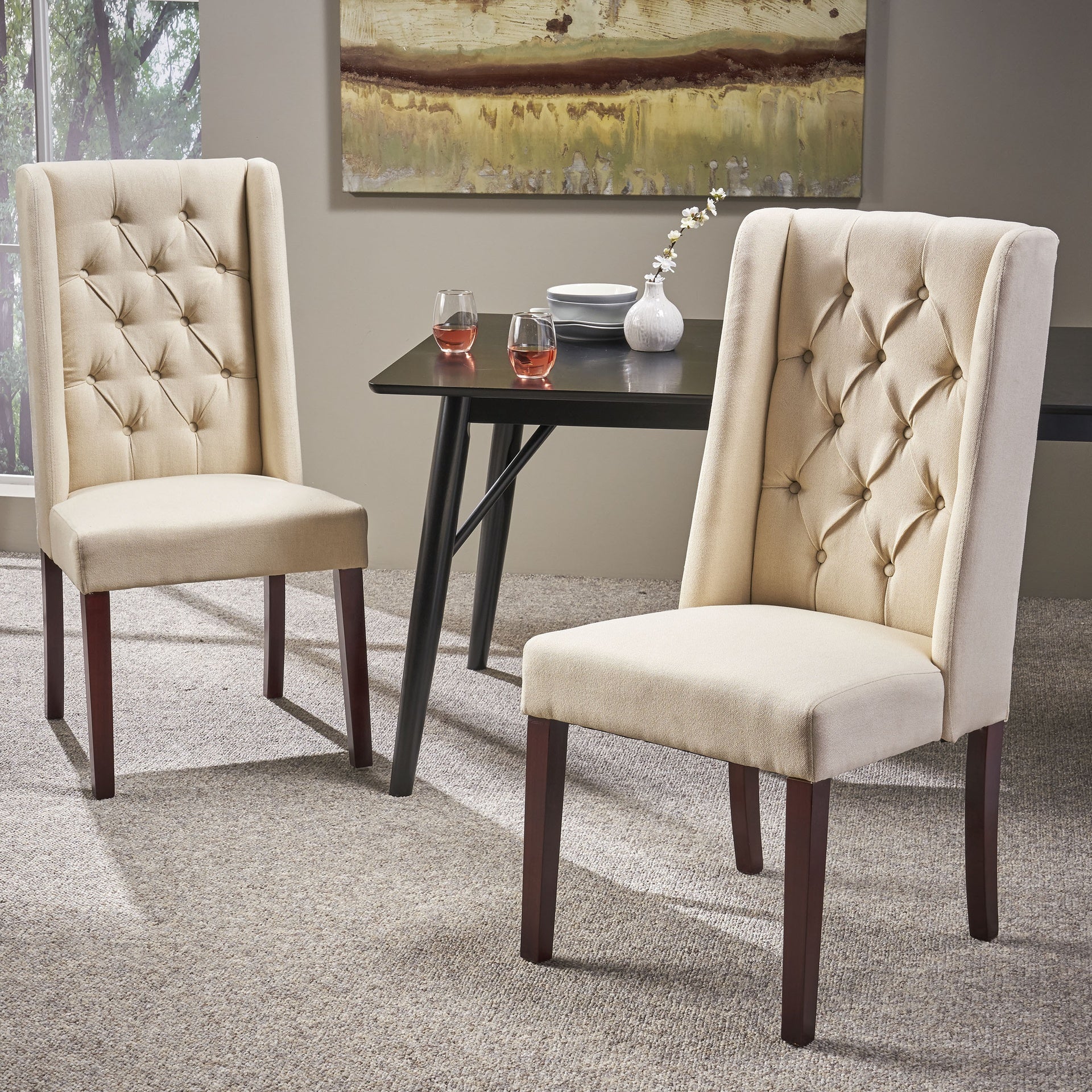 DINING CHAIR [SET OF 2 PCS]