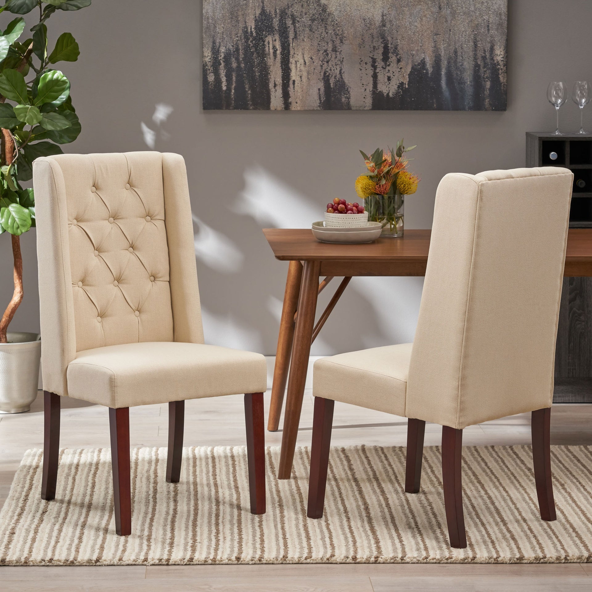 DINING CHAIR [SET OF 2 PCS]