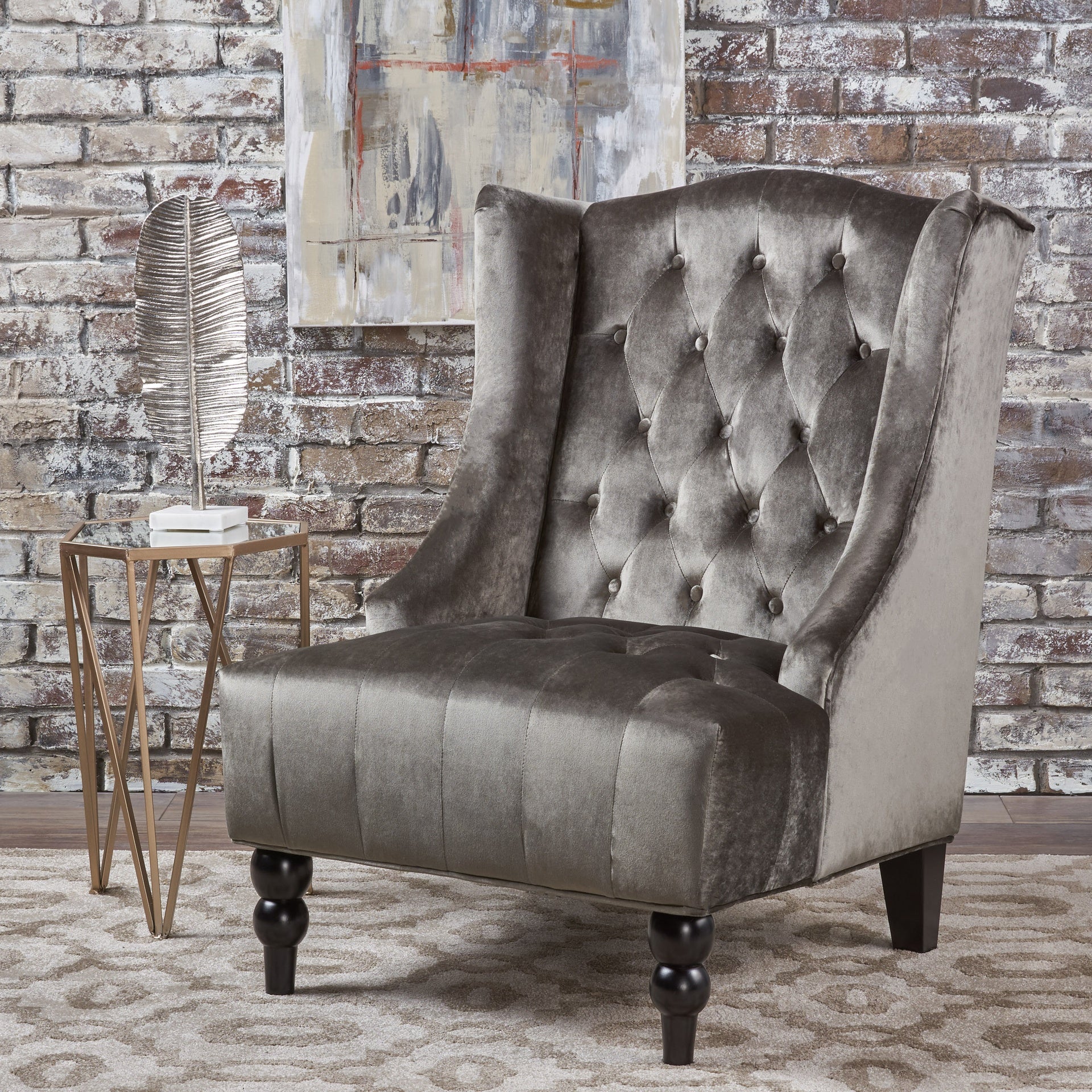 TODDMAN HI-BACK CLUB CHAIR