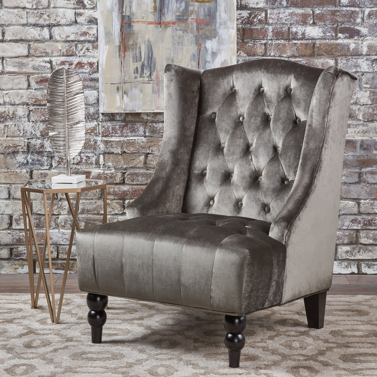 TODDMAN HI-BACK CLUB CHAIR