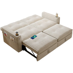 SOMNUS Multi-Functional Convertible Sofa Bed
2-in-1 Multi-Functional Sofa Bed (for Sitting & Sleeping), made of modern corduroy fabric, suitable for living rooms, bedrooms, apartments and small spaces