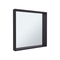 Dakota Medicine Cabinet with Mirror and Storage, Wall-Mounted Mordern Bathroom Organizer, Black