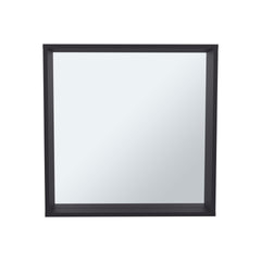 Dakota Medicine Cabinet with Mirror and Storage, Wall-Mounted Mordern Bathroom Organizer, Black