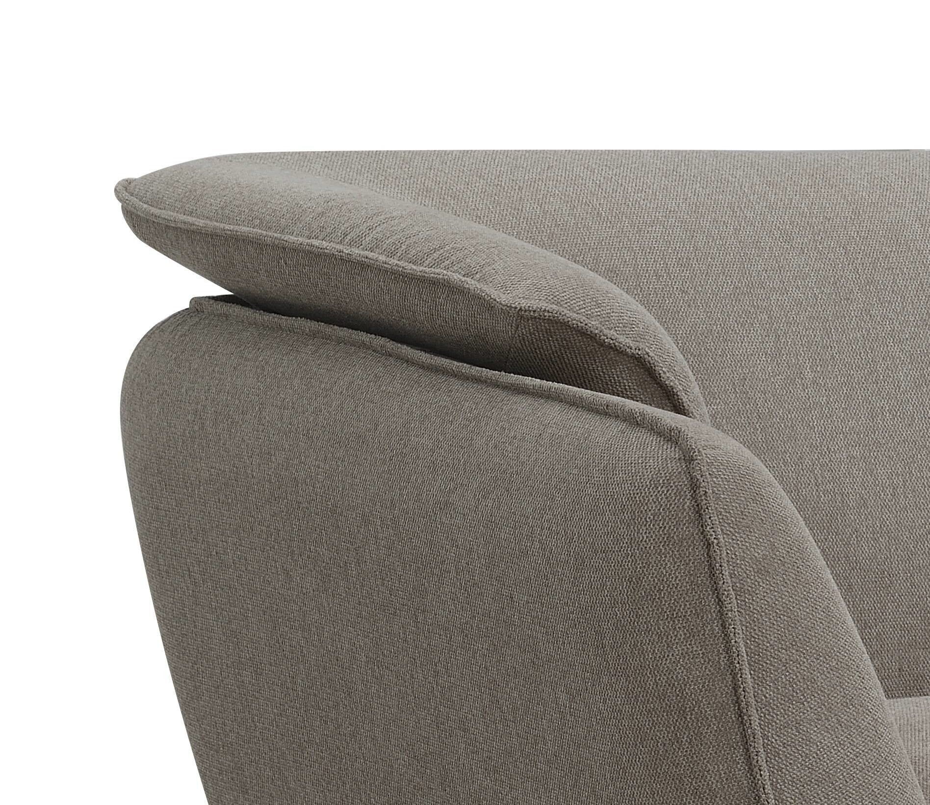 Nayeli Brown Linen Sofa