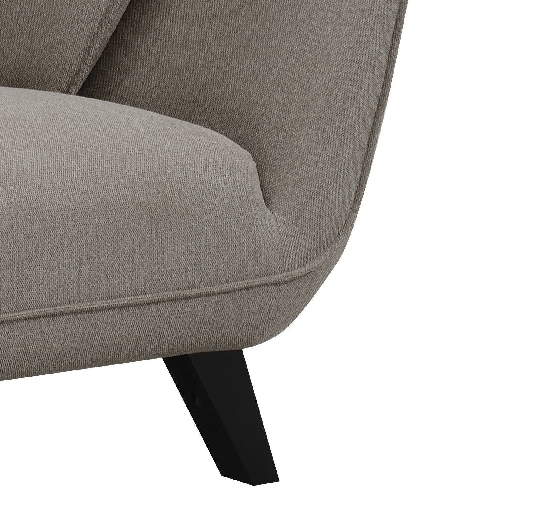Nayeli Brown Linen Loveseat
