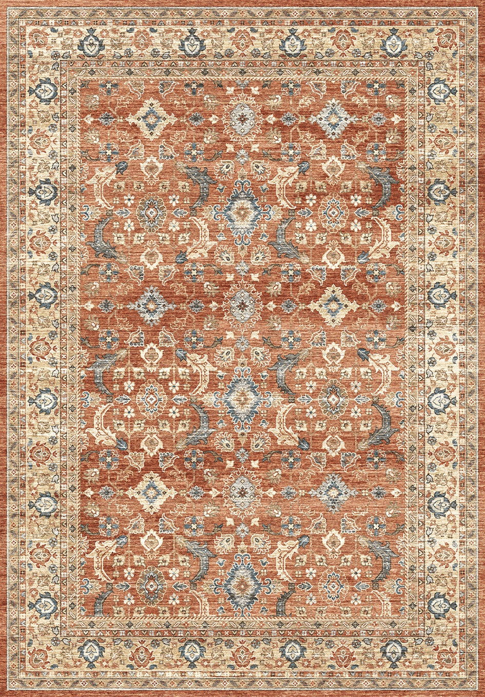 Majestic GC_RYL1005 Red 9 ft. 2 in. x 12 ft. 6 in. Area Rug