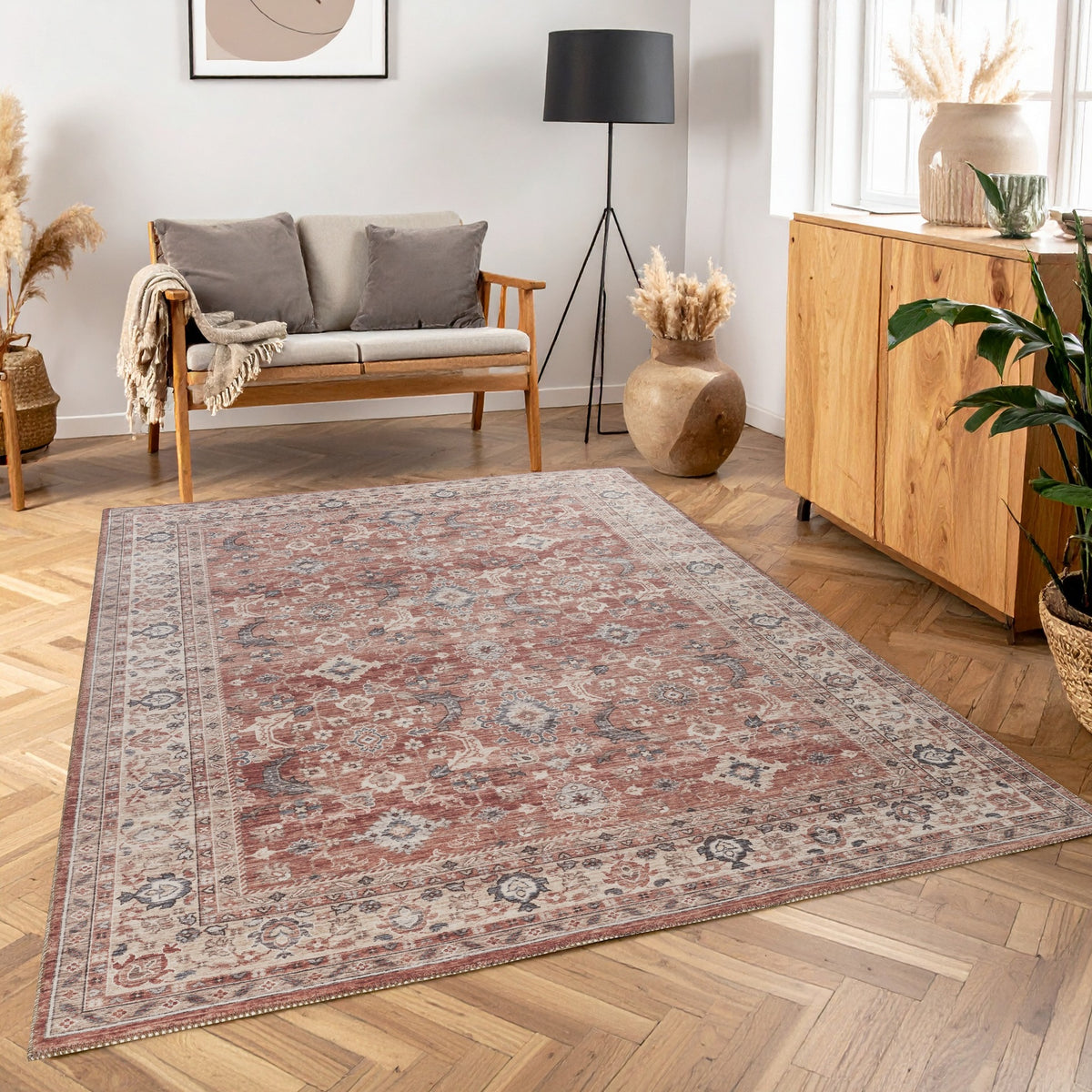 Majestic GC_RYL1005 Red 9 ft. 2 in. x 12 ft. 6 in. Area Rug