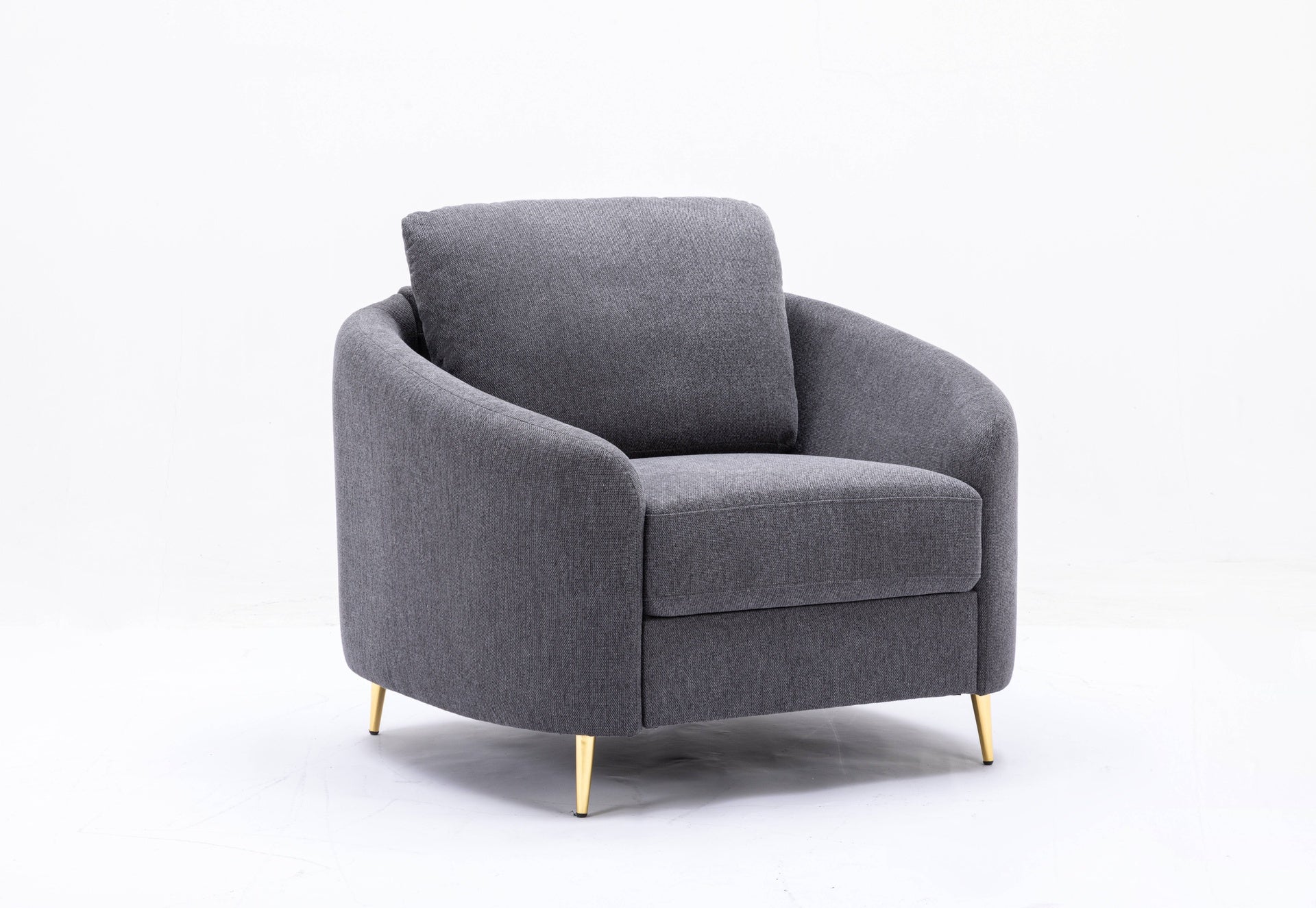 Yuina Gray Linen Chair