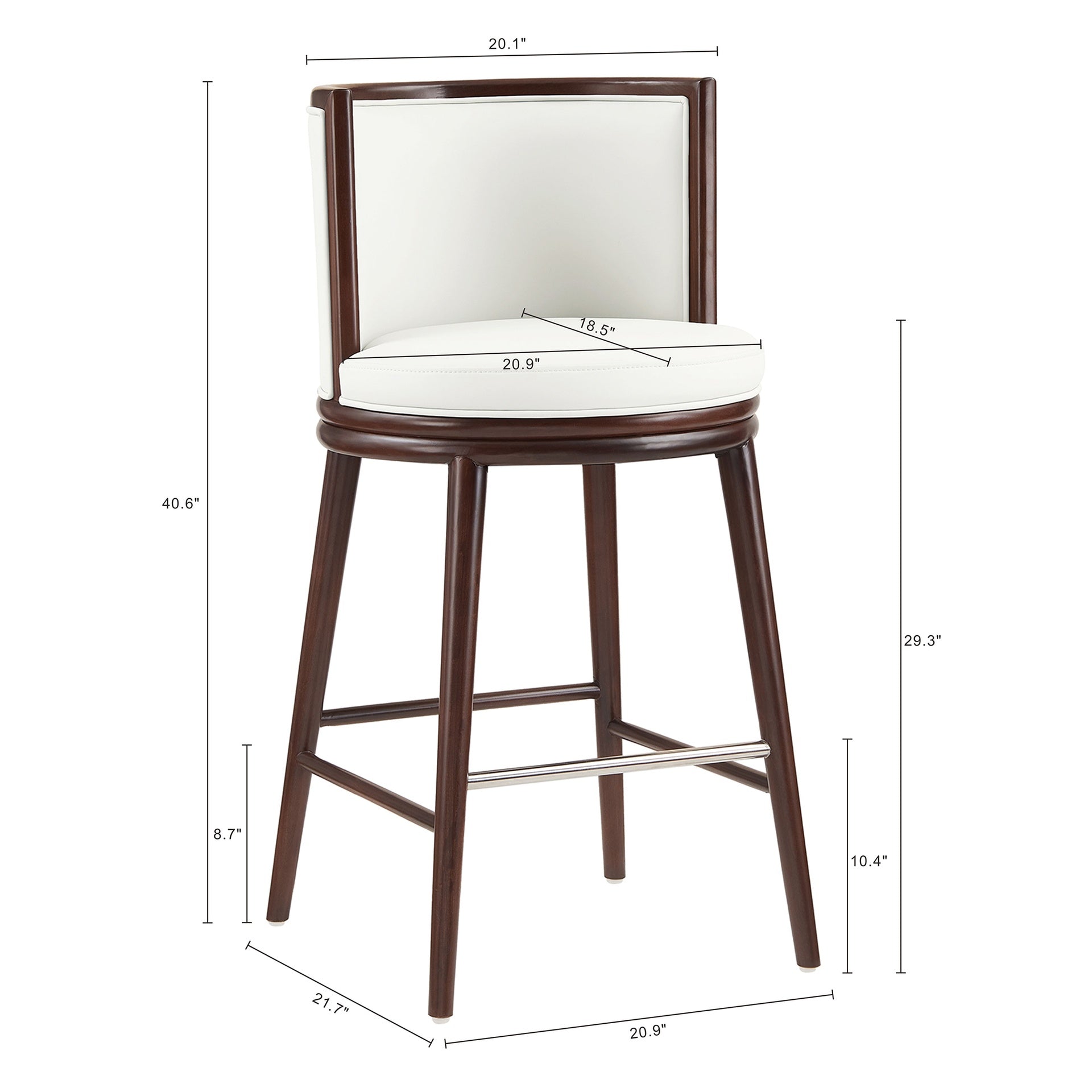 Barstool in White