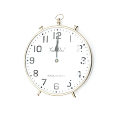 Decorative & Classic Aluminium Silver Table Clock-Desk clock