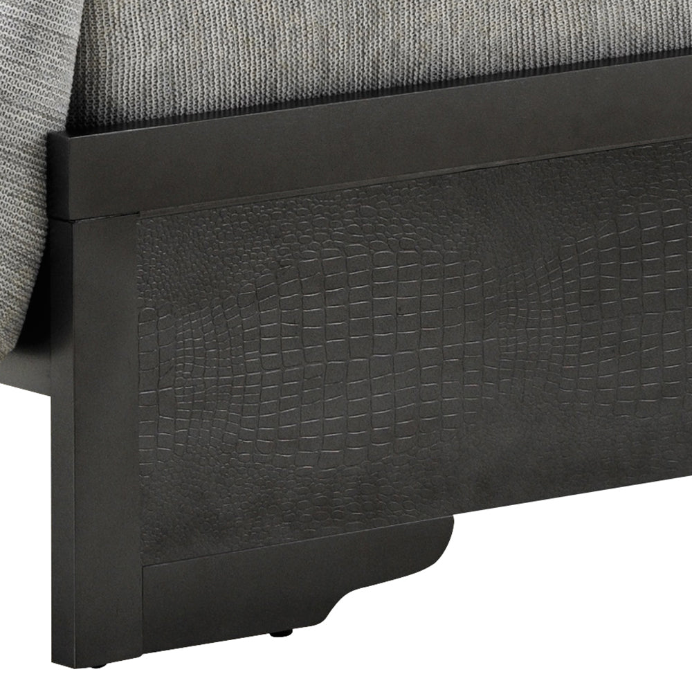 Lorana G6502C-TB3 Twin Bed , Metalic Black