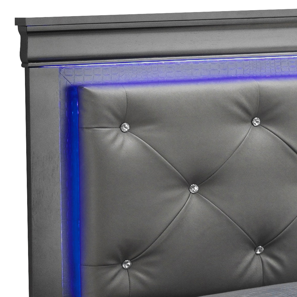 Lorana G6502C-TB3 Twin Bed , Metalic Black
