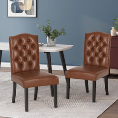 HARRIET KD TUFTED DINING [SET OF 2 PCS]