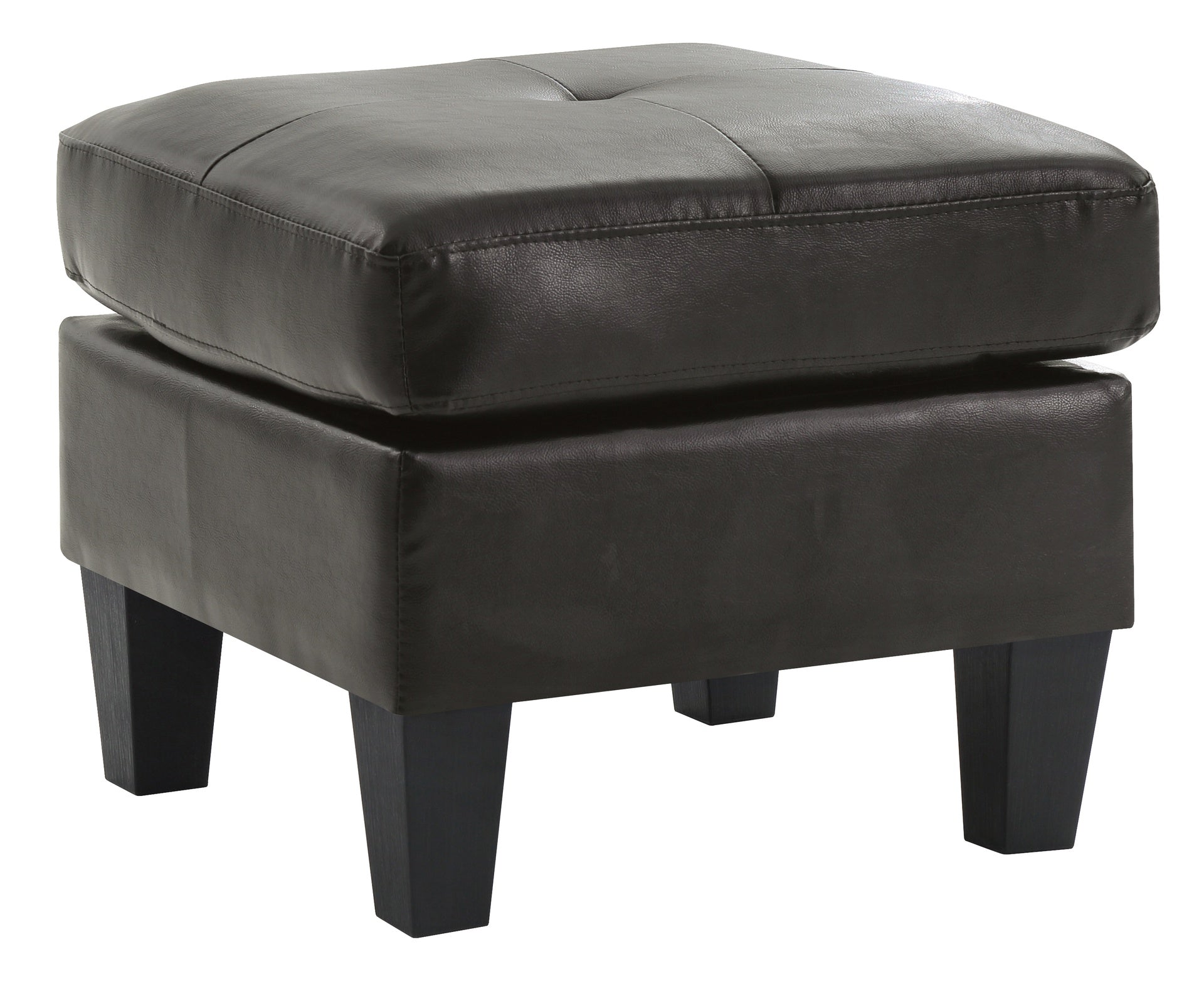 Casual Black Ottoman For Stylish Spaces