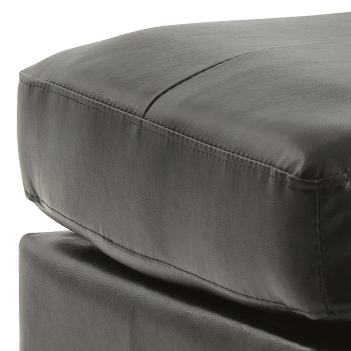 Casual Black Ottoman For Stylish Spaces