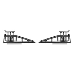 Auto Car Truck Service Ramps Lifts with Pedal, Garage Car Lift Hydraulic Ramps 5 Ton,Automotive Hydraulic Lift Repair Frame Lift(2 Pack) Black color