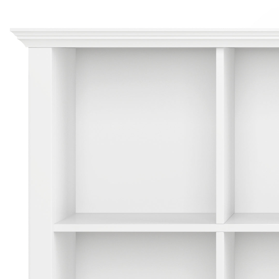 Acadian - 8 Cube Storage Sofa Table - White