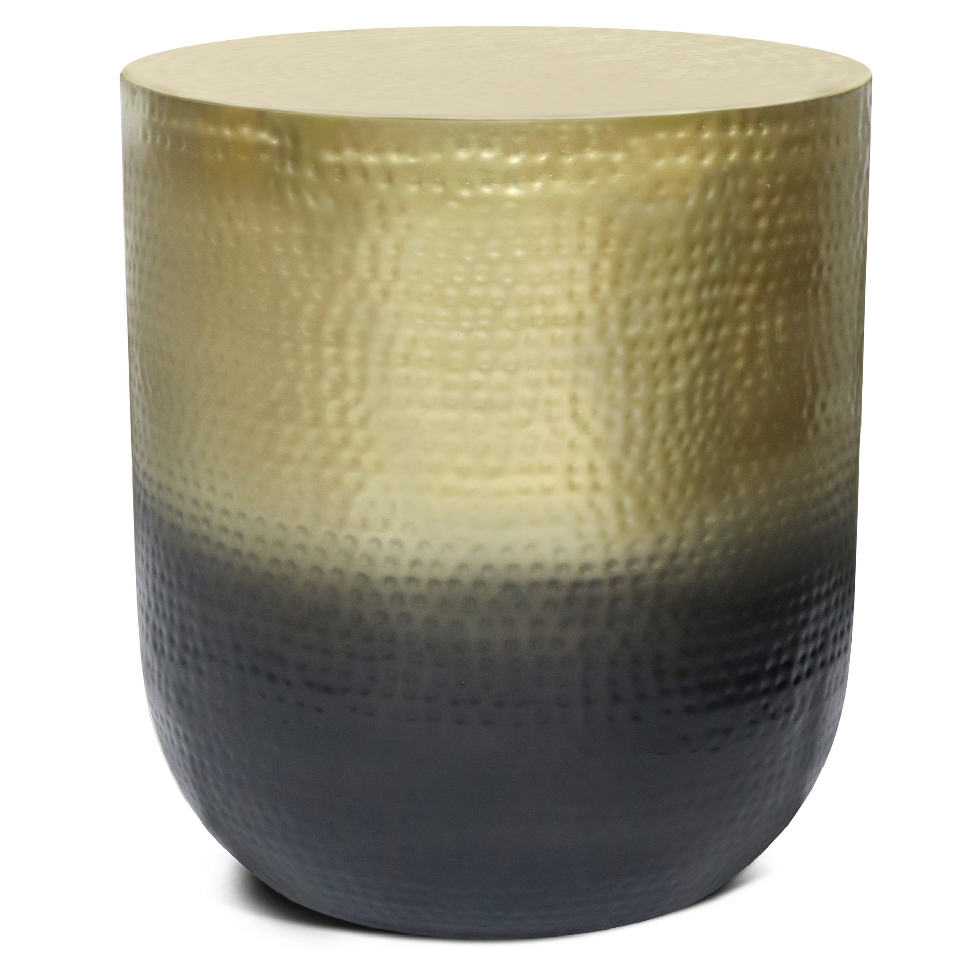 Nova Metal Side Table in Gold Ombre
