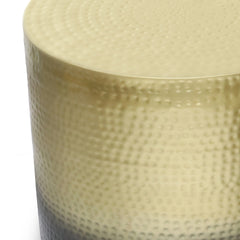 Nova Metal Side Table in Gold Ombre