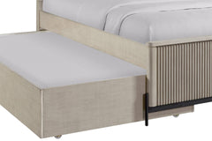 Twin Over Twin Trundle Bed - Taupe