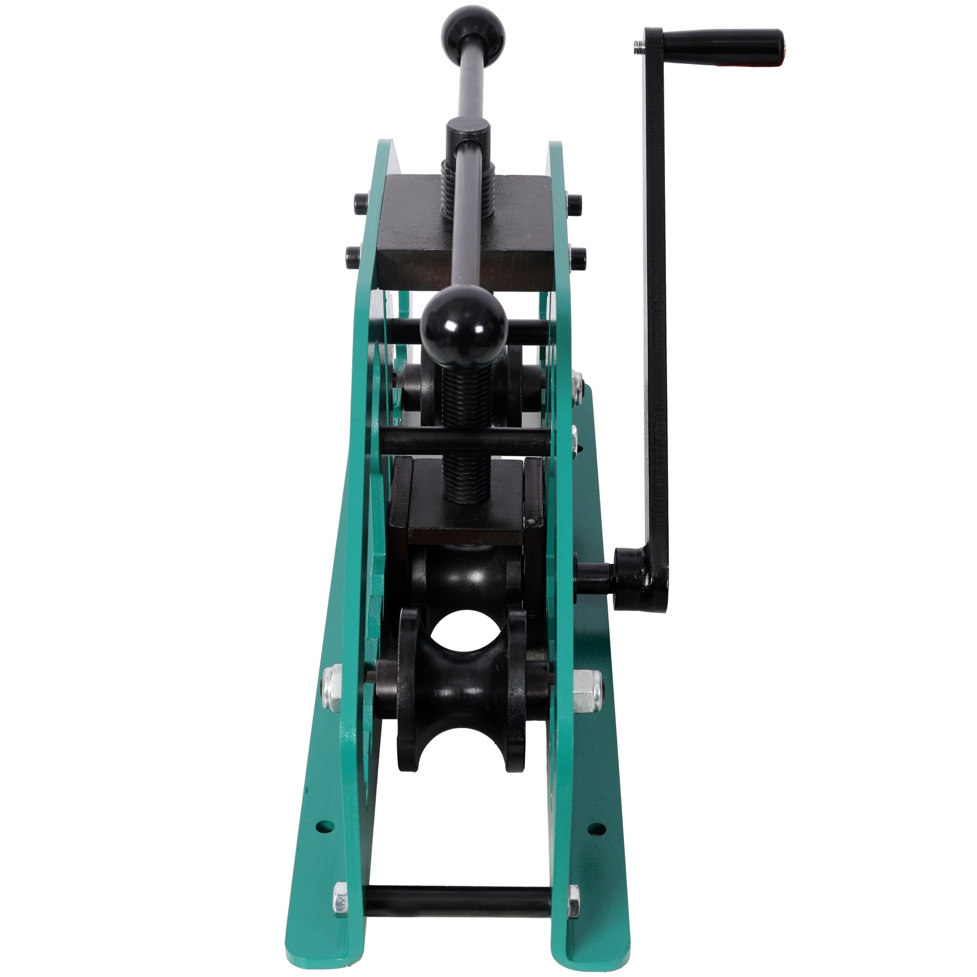 Tube Roller Bender with 6pcs Dies,Pipe Rolling Machine, Pipe Bending Tool for Square, Round Tube, Green color