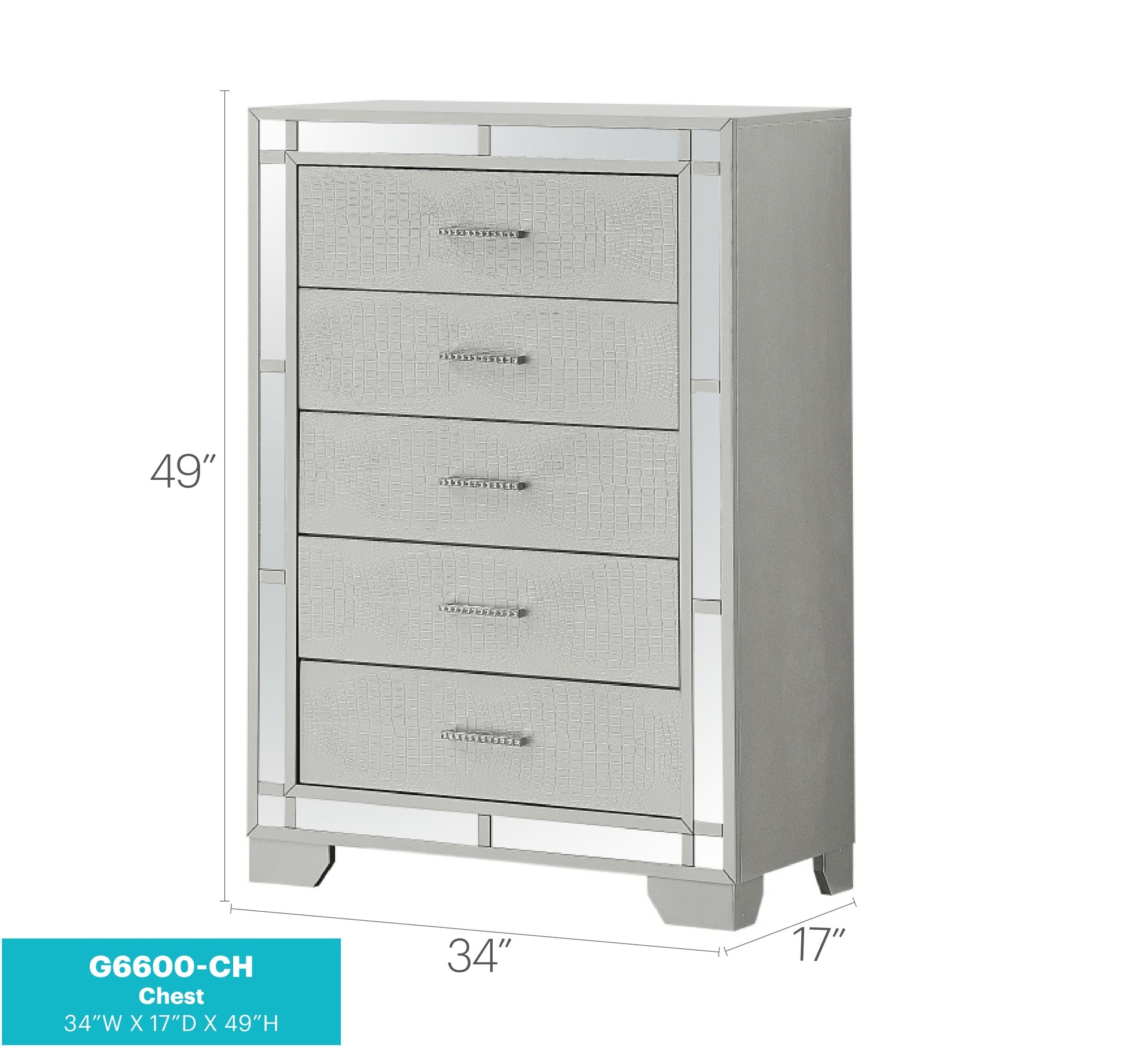 Madison G6600-CH  , Silver Champagne