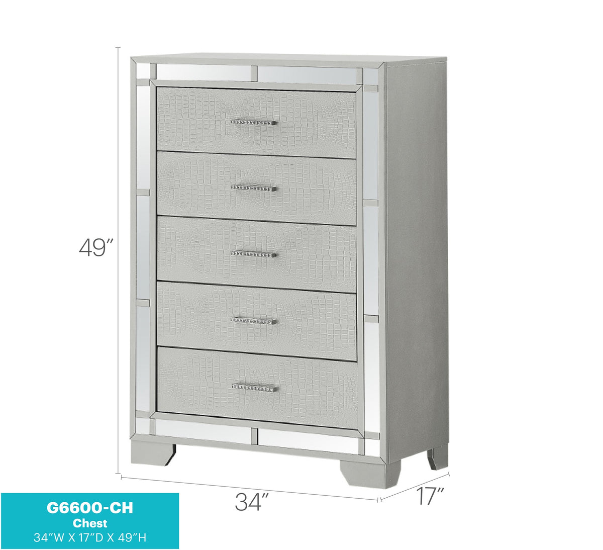 Madison G6600-CH  , Silver Champagne