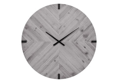 Clocks, 30" Round, Large Oversized, Wall Clock, Grey, Contemporary, Modern