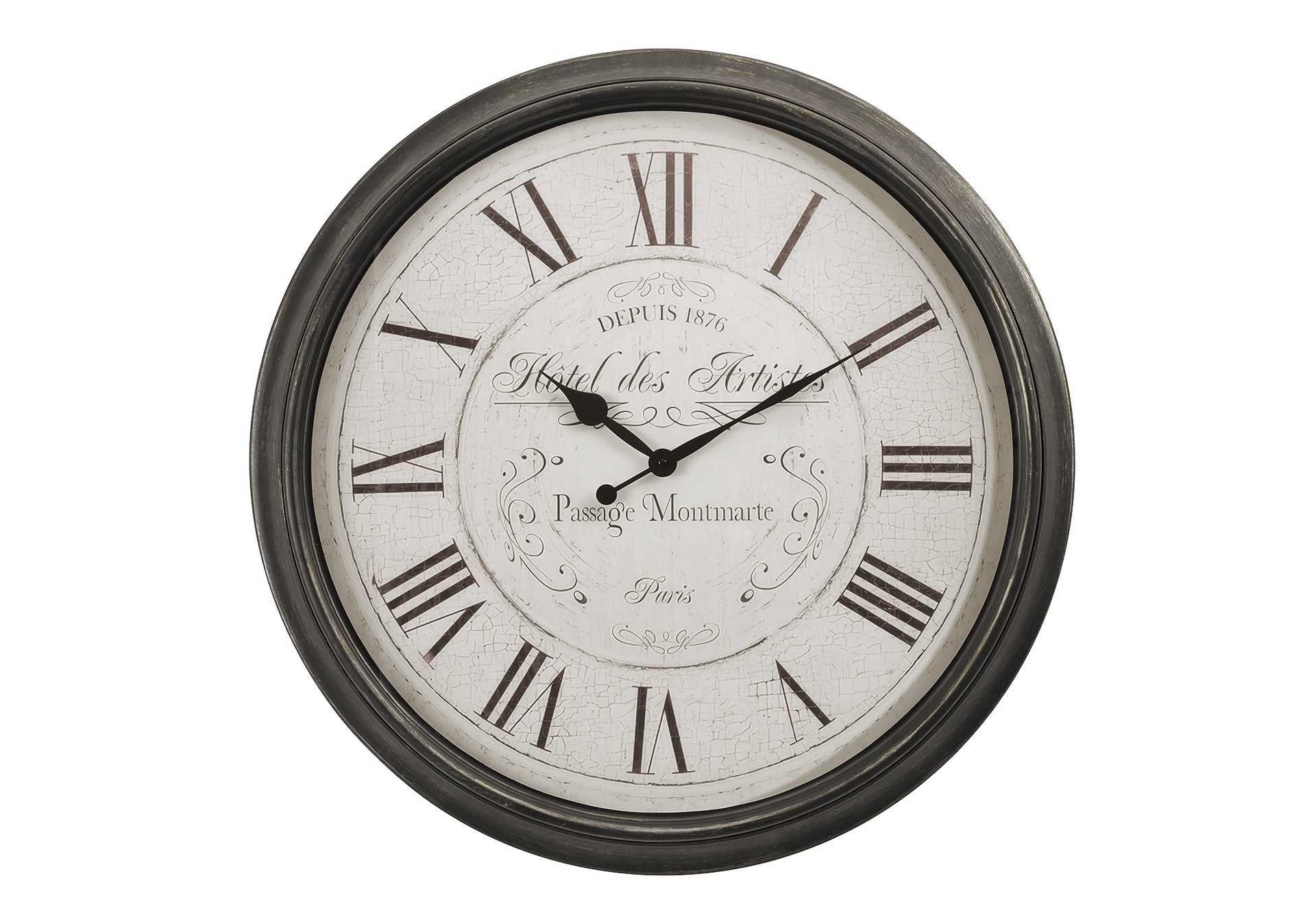 Clocks, 30" Round, Large Oversized, Wall Clock, Brown, Transitional