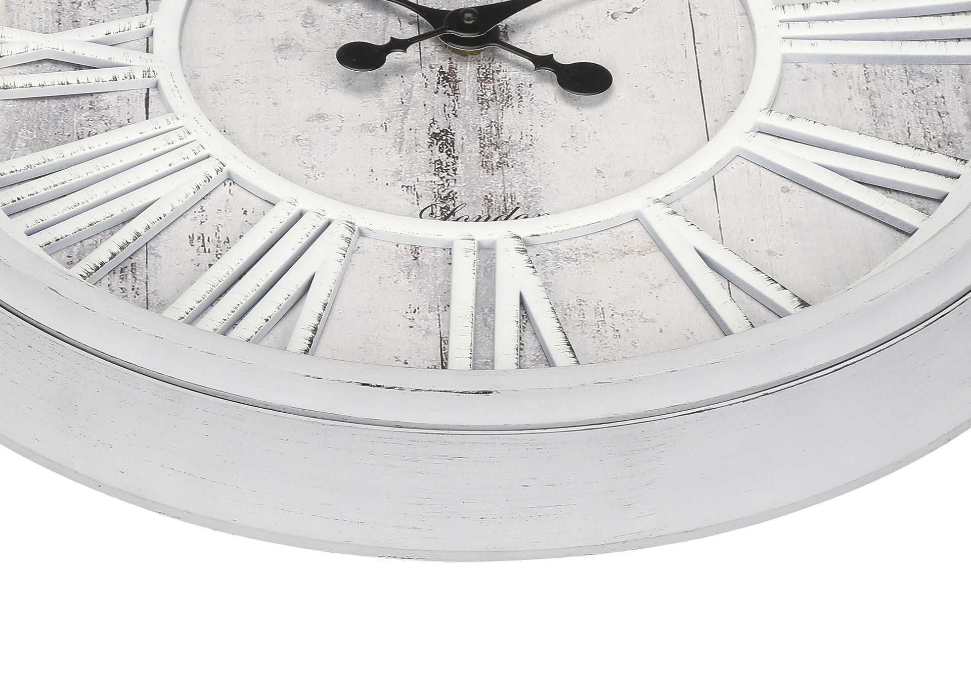 Clocks, 20" Round, Wall Clock, Grey, Transitional