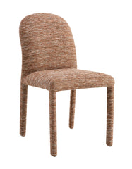 Lidi Brown Chenille Side Chair (Set of 2)