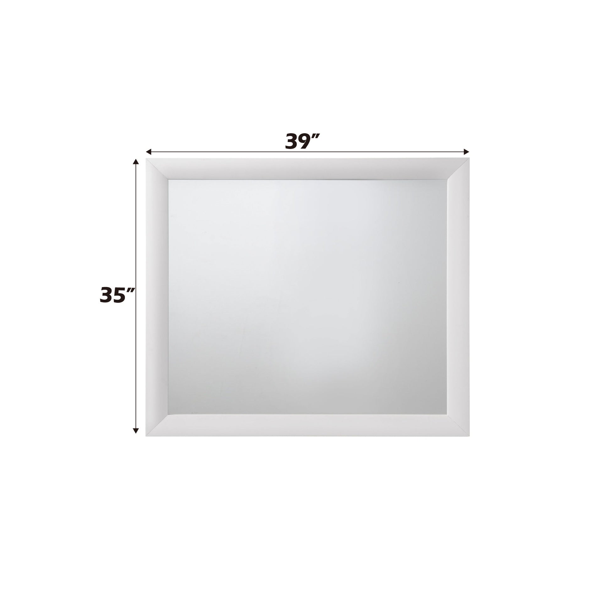 Ireland White Finish Mirror