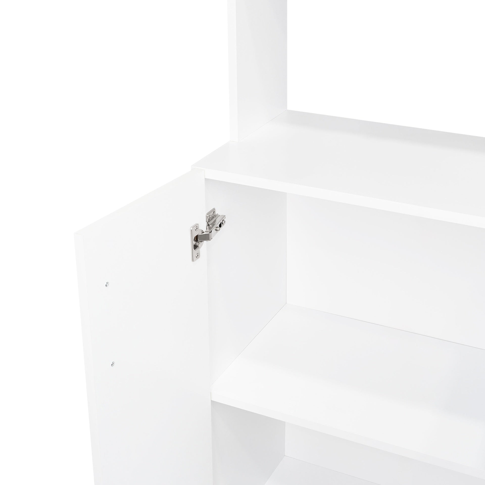 Perry Microwave Pantry, White