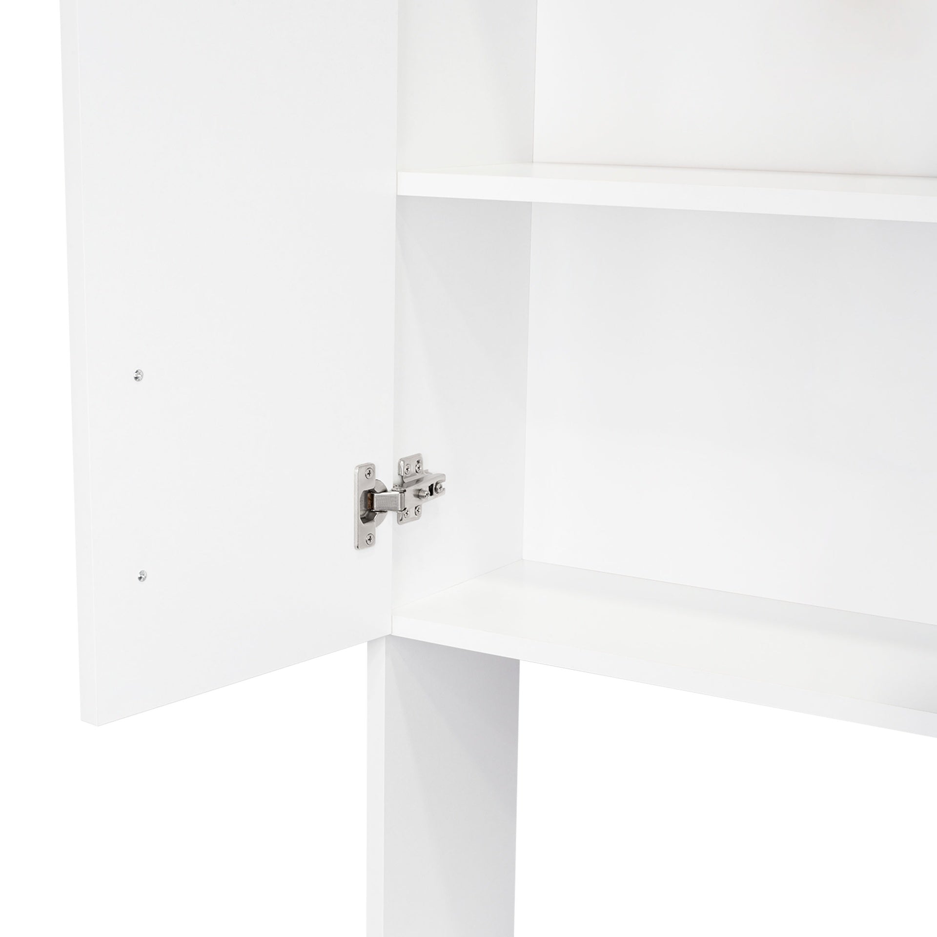 Perry Microwave Pantry, White